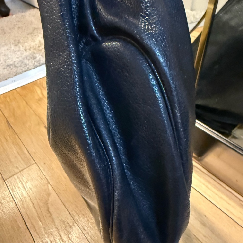Dior Classic Blue Leather Shoulder Bag - Picture 7 of 13